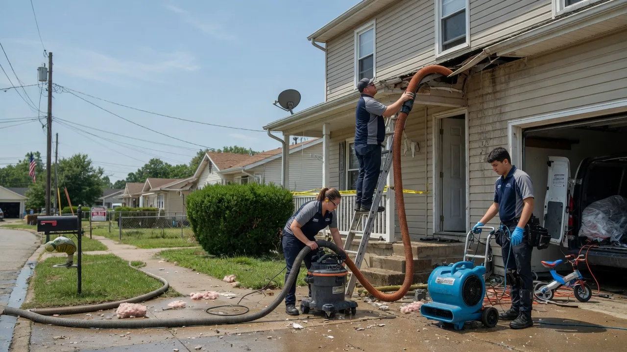 Water Damage Restoration in Hallsville, MO near me